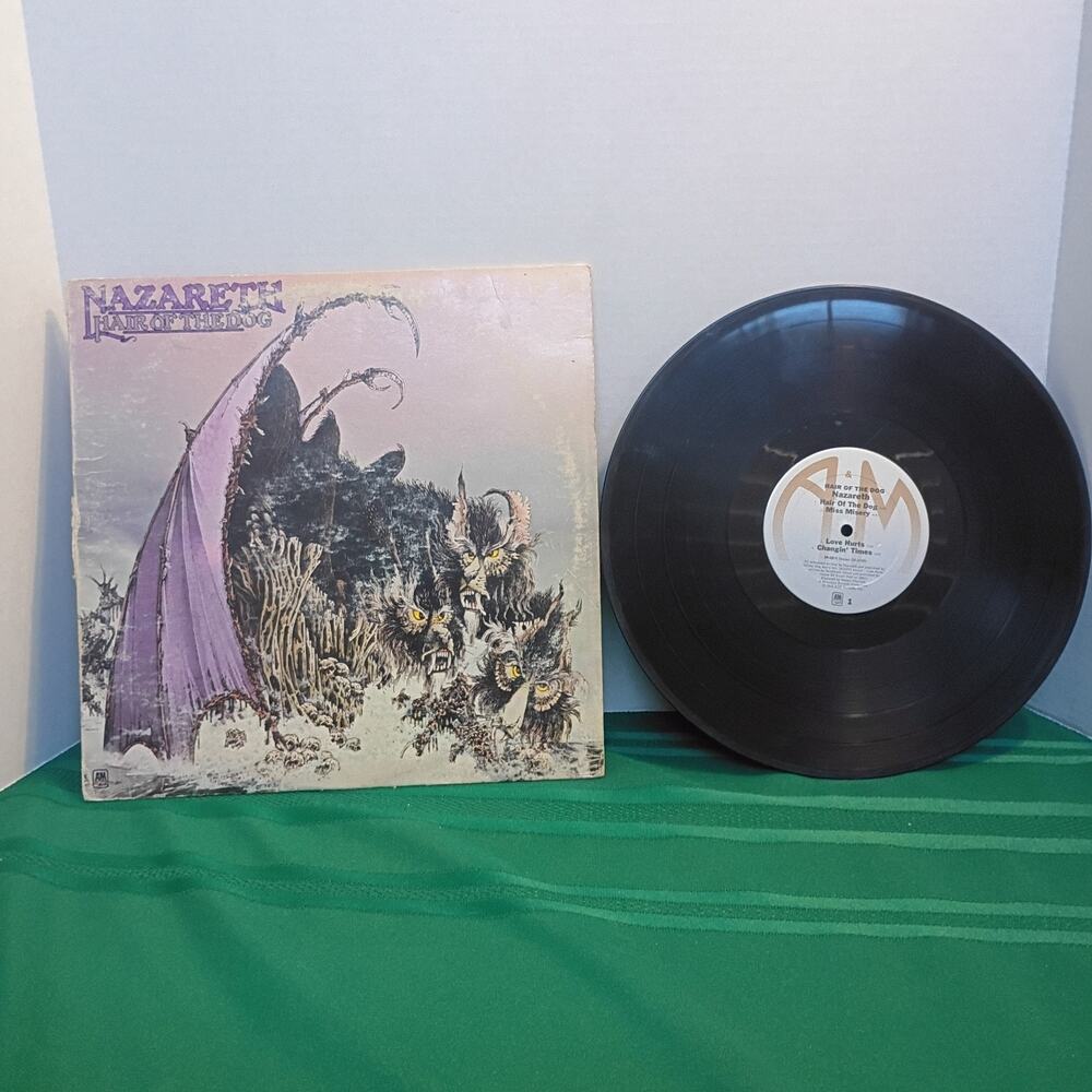 Nazareth Hair Of The Dog Vinyl LP Record 1975 A&M Records